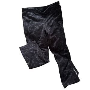 Athleta Black and Gray Leggings for Active Comfort